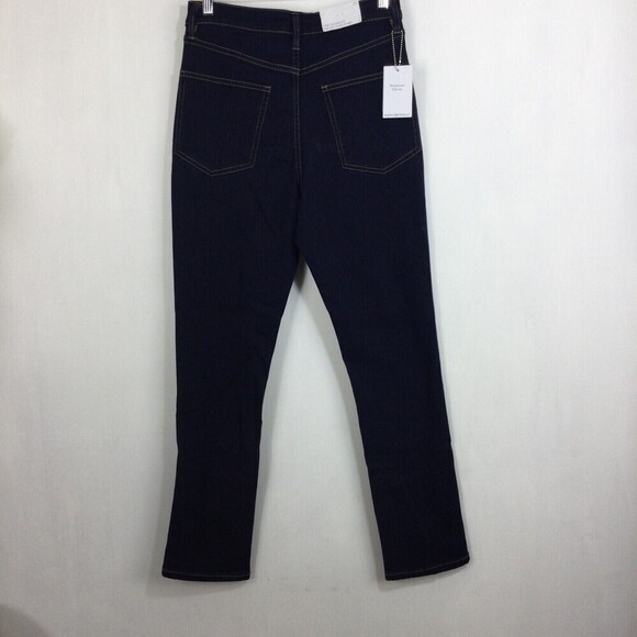 We Wore What Women Danielle Button Fly High Rise Skinny Denim Jeans Black 26 NWT - Picture 2 of 8